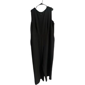 Lane Bryant Wide Leg Jumpsuit NWT Black Size 20